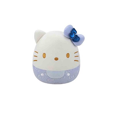 Pelúcia Squishmallow Sanrio 20cm - Hello Kitty Azul 3877