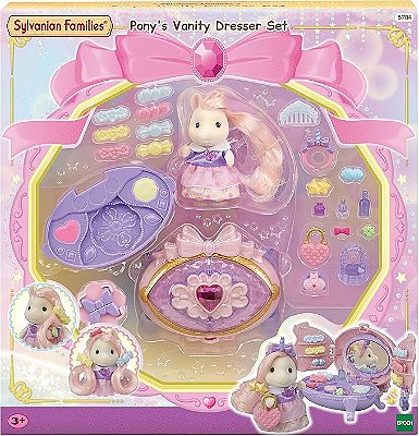 Sylvanian Families Conjunto Penteadeira da Ponei 5704 Epoch