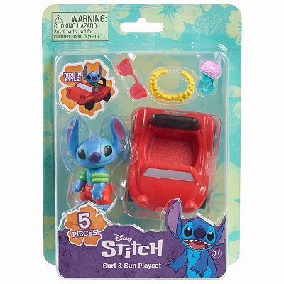 Boneco Stitch Vinil com Acessórios de 5 cm Disney Sunny 3990