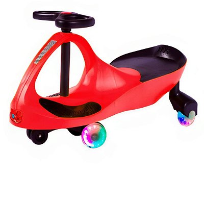 Carrinho Gira Gira Car Vermelho com Luz de Led - Fenix