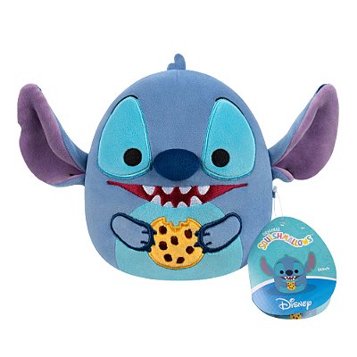 Pelúcia Squishmallow 16cm Stitch Fones - Sunny