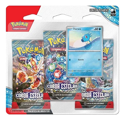 Cartas Pokémon Blister Triplo Coroa Estelar