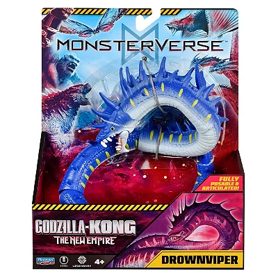 Boneco Godzilla vs Kong Monsterverse Drownviper 15 cm