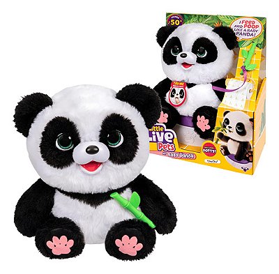 Panda Interativo de Pelúcia Little Live Pets - FUN F1730