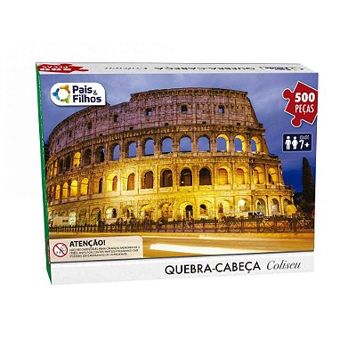 QUEBRA CABECA 500 PEÇAS COLISEU PAIS E FILHOS