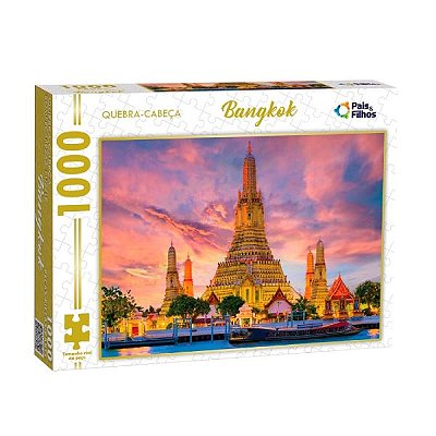 QUEBRA CABECA 1000 PEÇAS BANGKOK PAIS E FILHOS