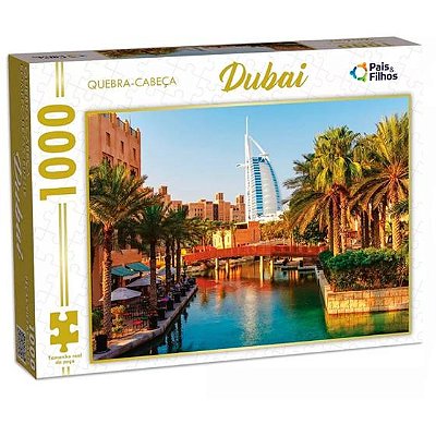 QUEBRA CABECA 1000 PEÇAS DUBAI PAIS E FILHOS