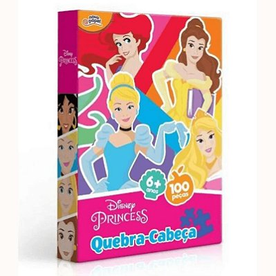 QUEBRA CABECA 100 PEÇAS PRINCESAS 8007
