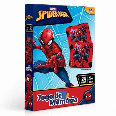 Jogo de Memoria Homem Aranha Spiderman 24 pares - Toyster