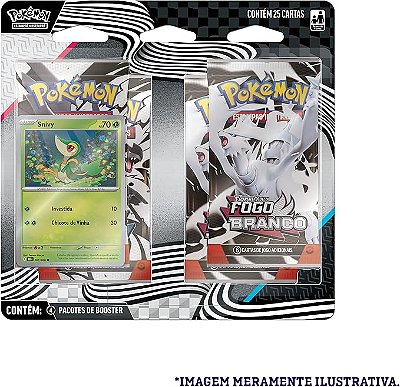 Cartas Pokémon Blister Quadruplo Fogo Branco