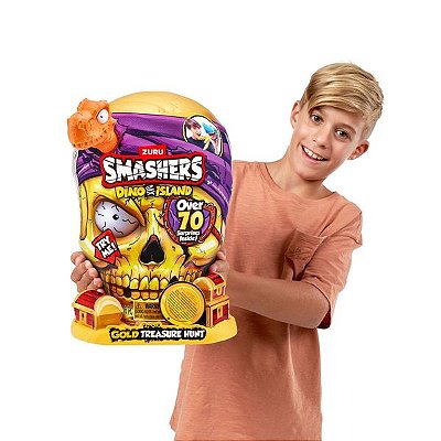 Smashers Ovo Dino Cabeça do Pirata Gold Treasure 70 surpresas