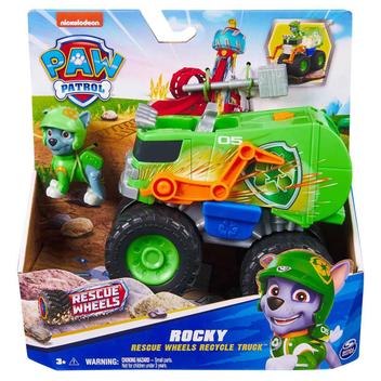 VEICULO E FIGURA PATRULHA CANINA RESCUE ROCKY 4696