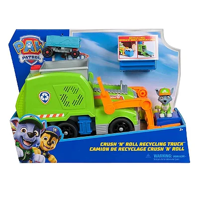 VEICULO E FIGURA CAMINHAO PATRULHA CANINA ROCKY 4696