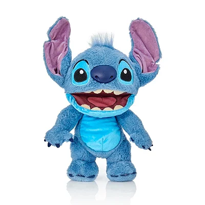 Pelucia Disney Stitch Interativo e Realista 30cm - Stitch - Fantoche