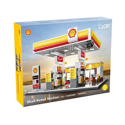 CaDA Blocos de Montar POSTO GASOLINA GRANDE F2336