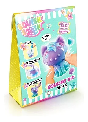 Fabrica Squish Faça Seu Squish Gato F2583