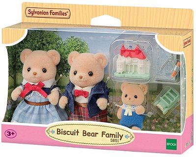 Sylvanian Families Familia Urso Biscoito 5851