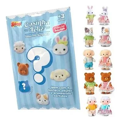 Casinha Feliz Pacote Surpresa Boneco Adulto - Zoop