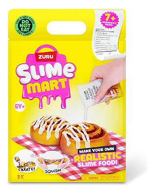 Kit Comida de Slime Mart Cinnnamon Roll