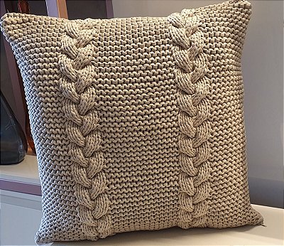 Almofada Trança Fechada 45X45 cm