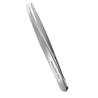 Pinça de Sobrancelha Staleks Pro - Chanfrada - TE-10-4