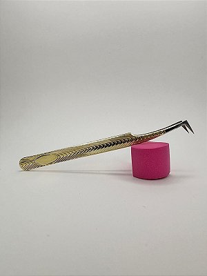 Pinça de Precisão Dourada
