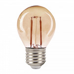 Lâmpada LED Filamento G45 2W E27 2.400K – Bivolt