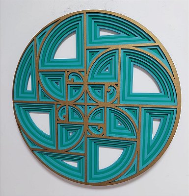 Mandala 3D - Fibonacci