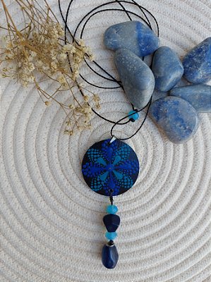 Colar Quartzo Azul