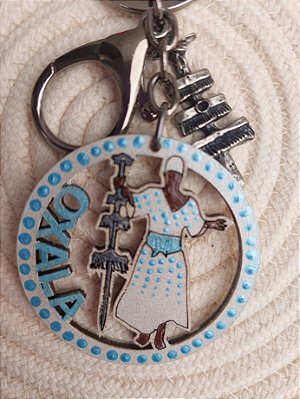 Chaveiro de Oxalá em pontilhismo