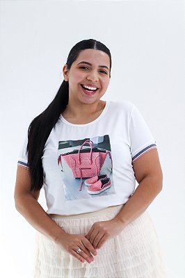 Blusa T-Shirt Plus Size - Manuela
