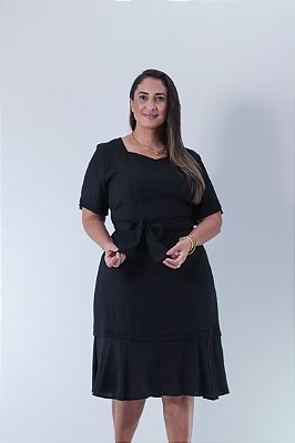 Vestido Midi Plus Size - Bruna