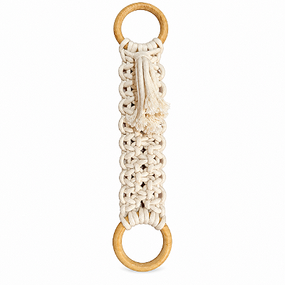 Suporte para Toalha Macramé Artesanal