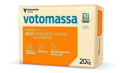 Argamassa Cerâmica Externa (ACII) 20Kg Votorantim