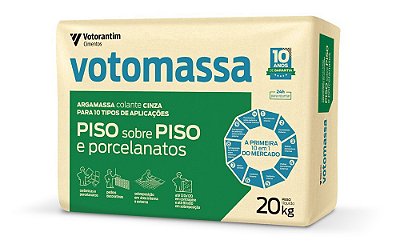 Argamassa Piso Sobre Piso Cinza (PSP) 20Kg Votorantim