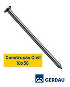 Prego 18x36 Gerdau Kg