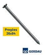 Prego 26x84 Gerdau Kg