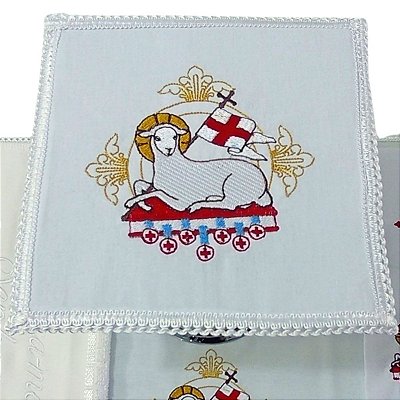 Conjunto de Alfaias Litúrgicas para Altar Bordado CG 1046