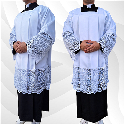 Conjunto de Vestes de Acólito ou Cerimoniário