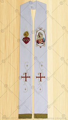 Estola Sacerdotal Imaculado Coração de Maria