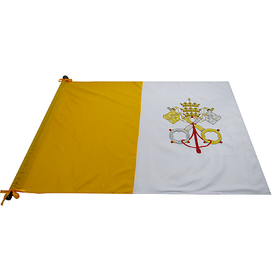 Bandeira do Vaticano Bordada 1,00x1,30