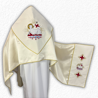 Véu Umeral Bordado CG 321