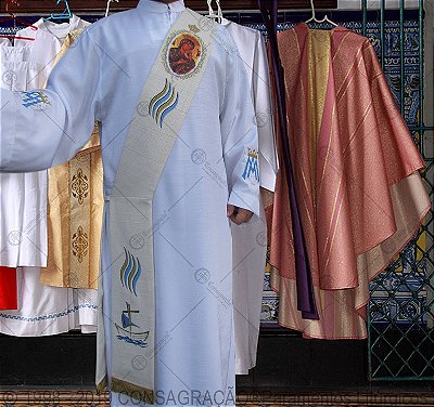 Estola Diaconal Rústica – Nossa senhora do Perpetuo Socorro