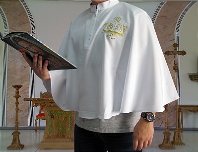 Veste de Ministro com Detalhe Bordado