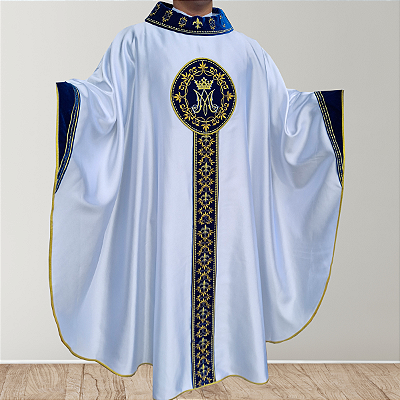Casula Mariana Solene com Galão em Veludo CG 984