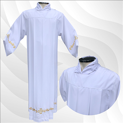 Túnica Alva Bordada - CG 656