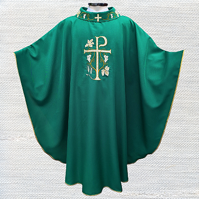 Casula Sem Galão com Gola Bordada - CG 738