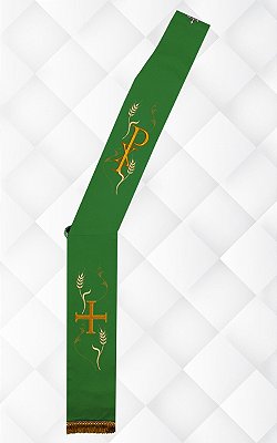 Estola Diaconal Bordada com Franja CG A004