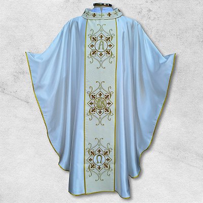 Casula com Galão e Gola Bordada - CG 975