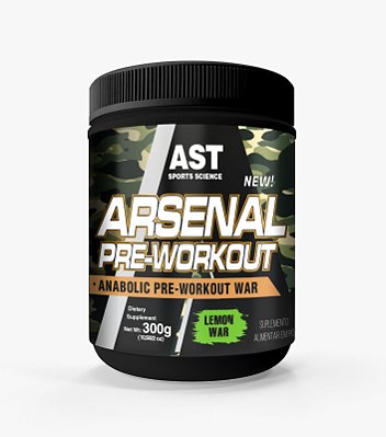 AST ARSENAL PRE-WORKOUT- LEMON WAR - Ast Sports